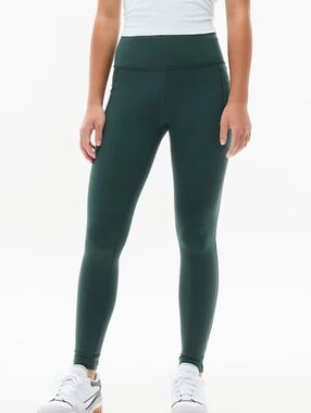 Athleta Girl High Rise Stash Your Treasures Leggings Teal Size Xl